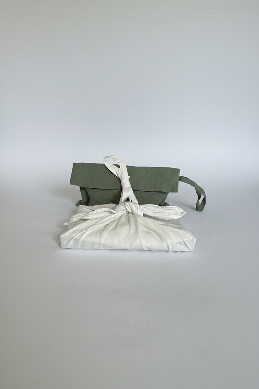 Furoshiki und Kosmetiktasche in einem Bundle zum nachhaltigen verschenken